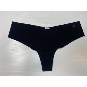 NWT VS PINK Low-Rise Black Thong Medium